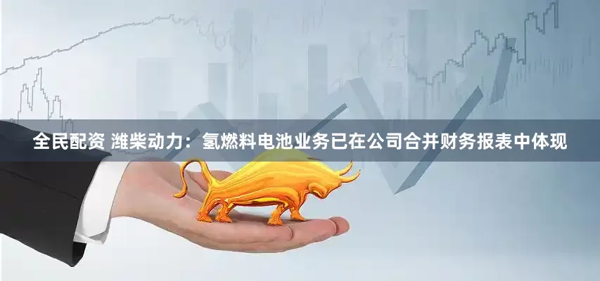 全民配资 潍柴动力：氢燃料电池业务已在公司合并财务报表中体现